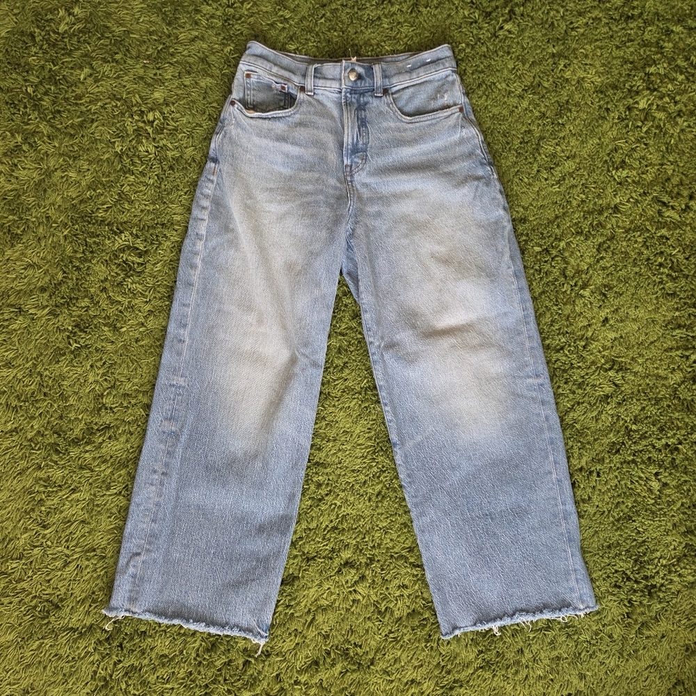 NWOT The Perfect Vintage Wide-Leg Crop Jean - Picture 2 of 6